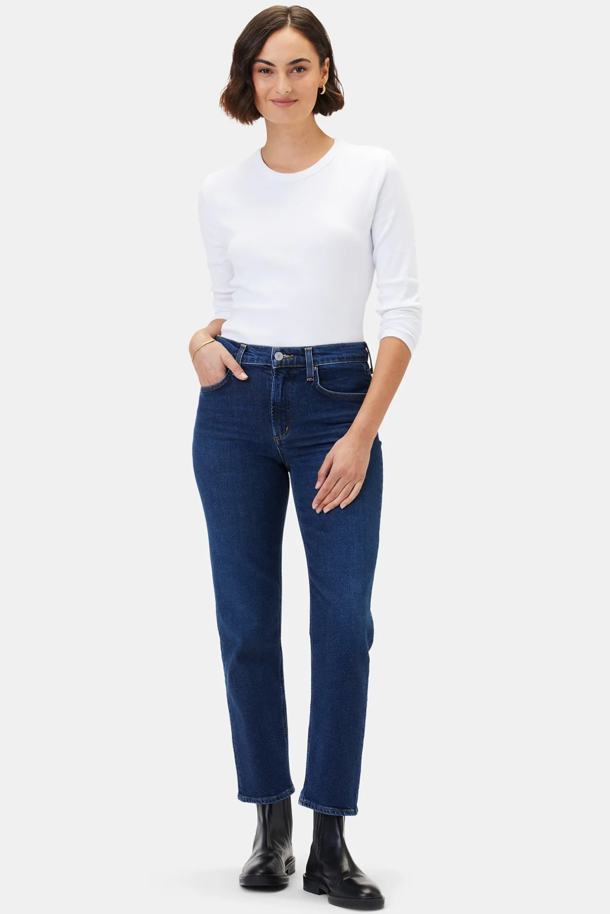 Amour Vert Pants | Denim*AGOLDE Kye Mid Rise Straight Crop