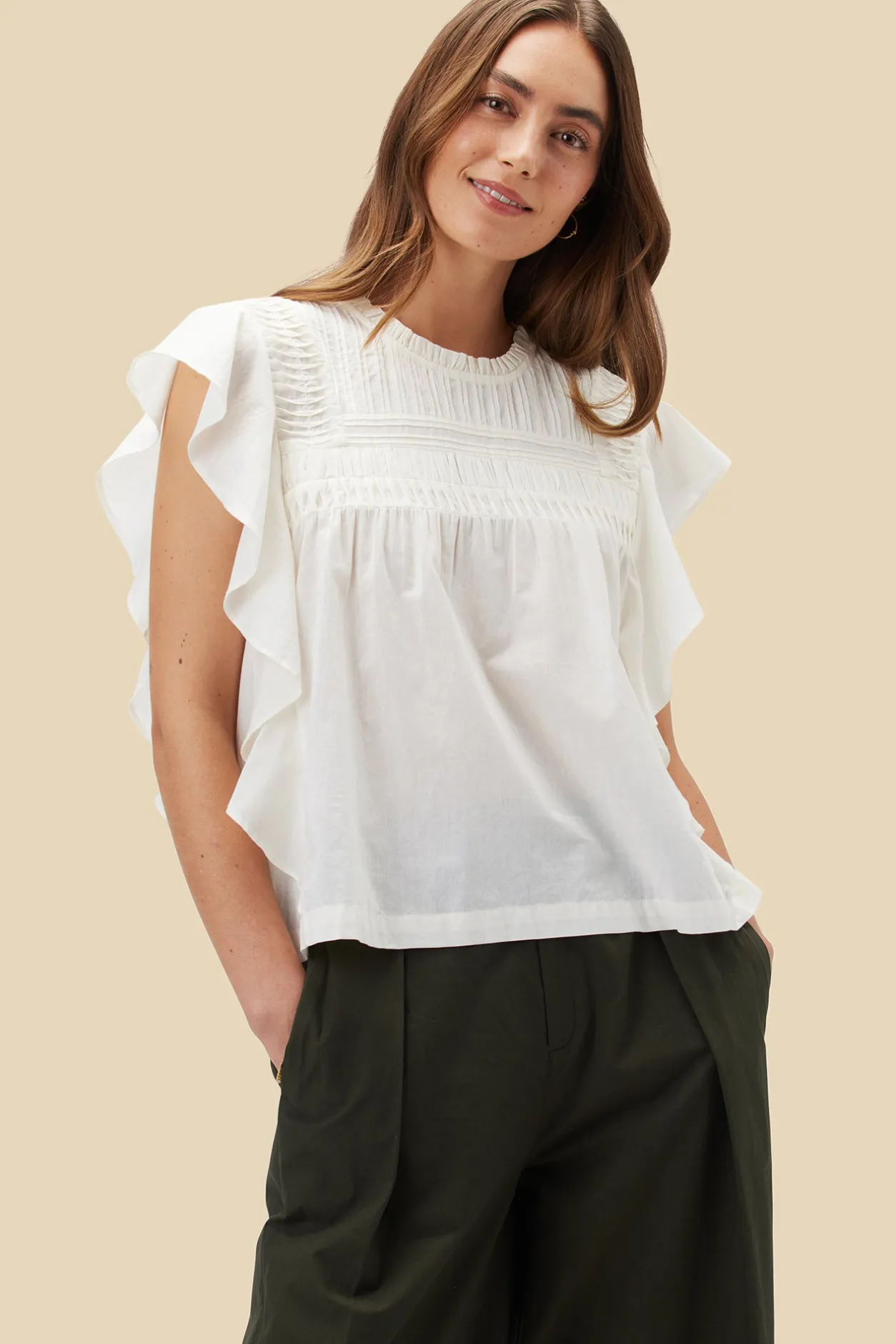 Amour Vert Blouses & Shirts | Tops*Aida Organic Cotton Blouse