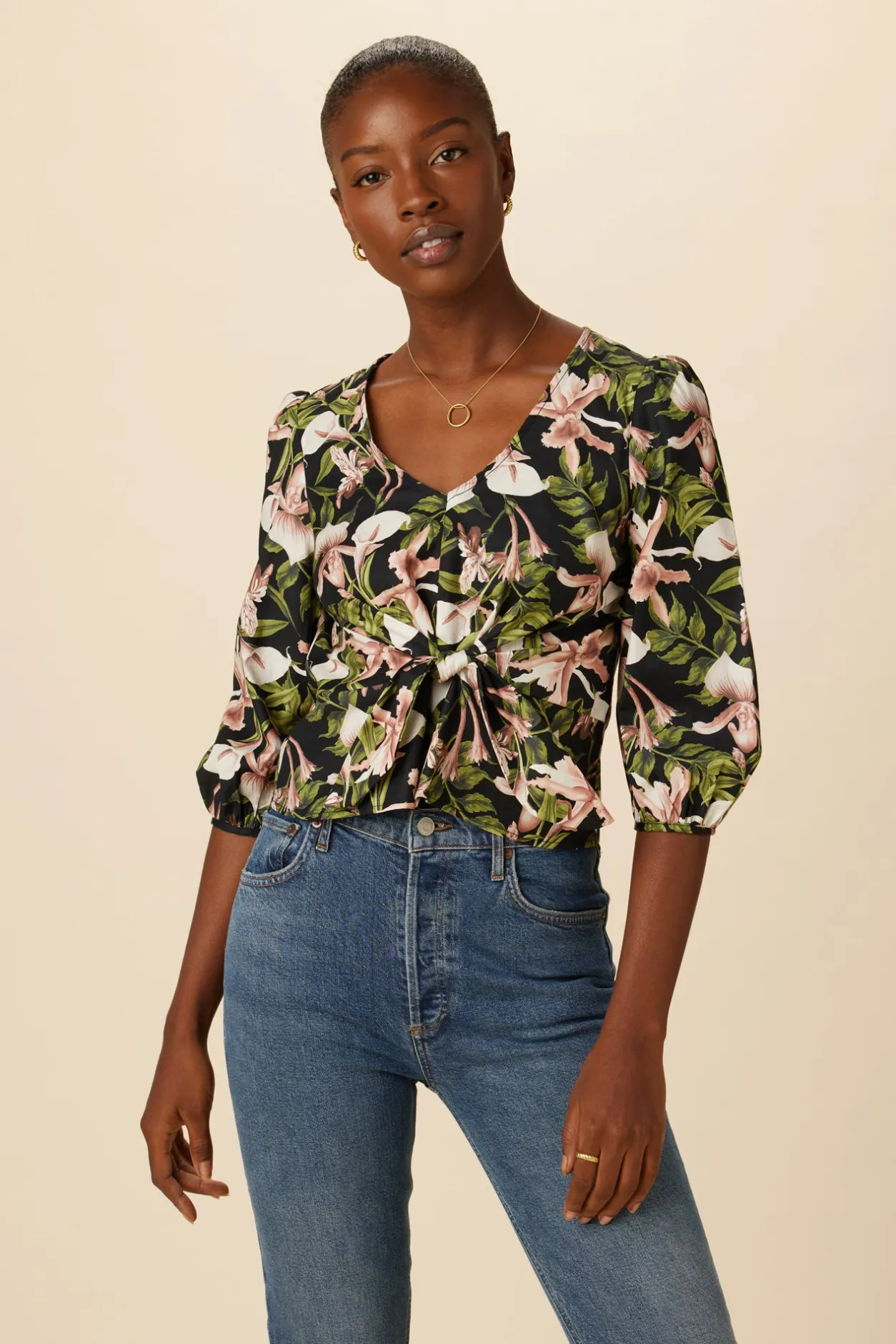 Amour Vert Tops*Annika Organic Cotton Blouse