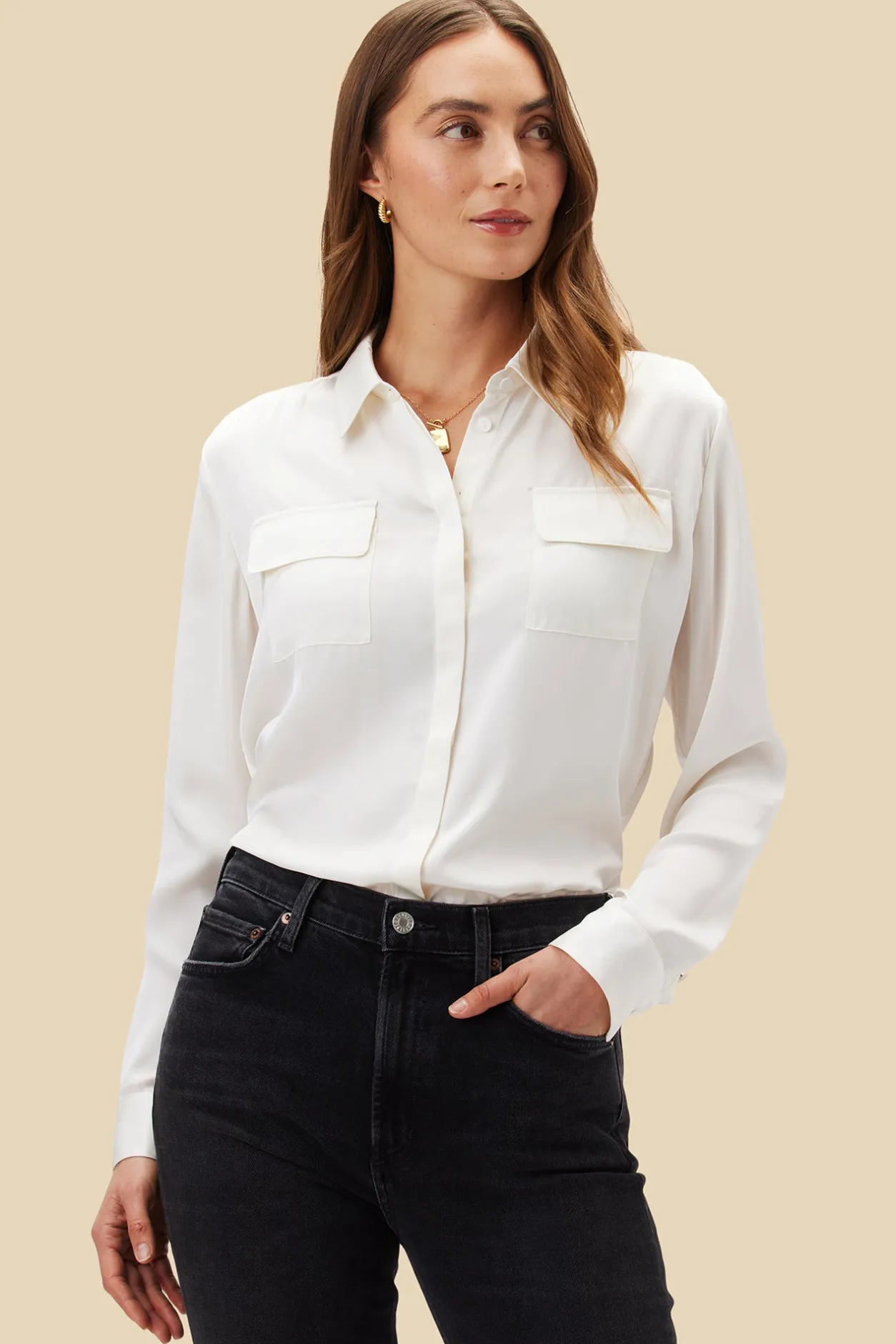 Amour Vert Blouses & Shirts | Tops*Bixby Pocket Blouse