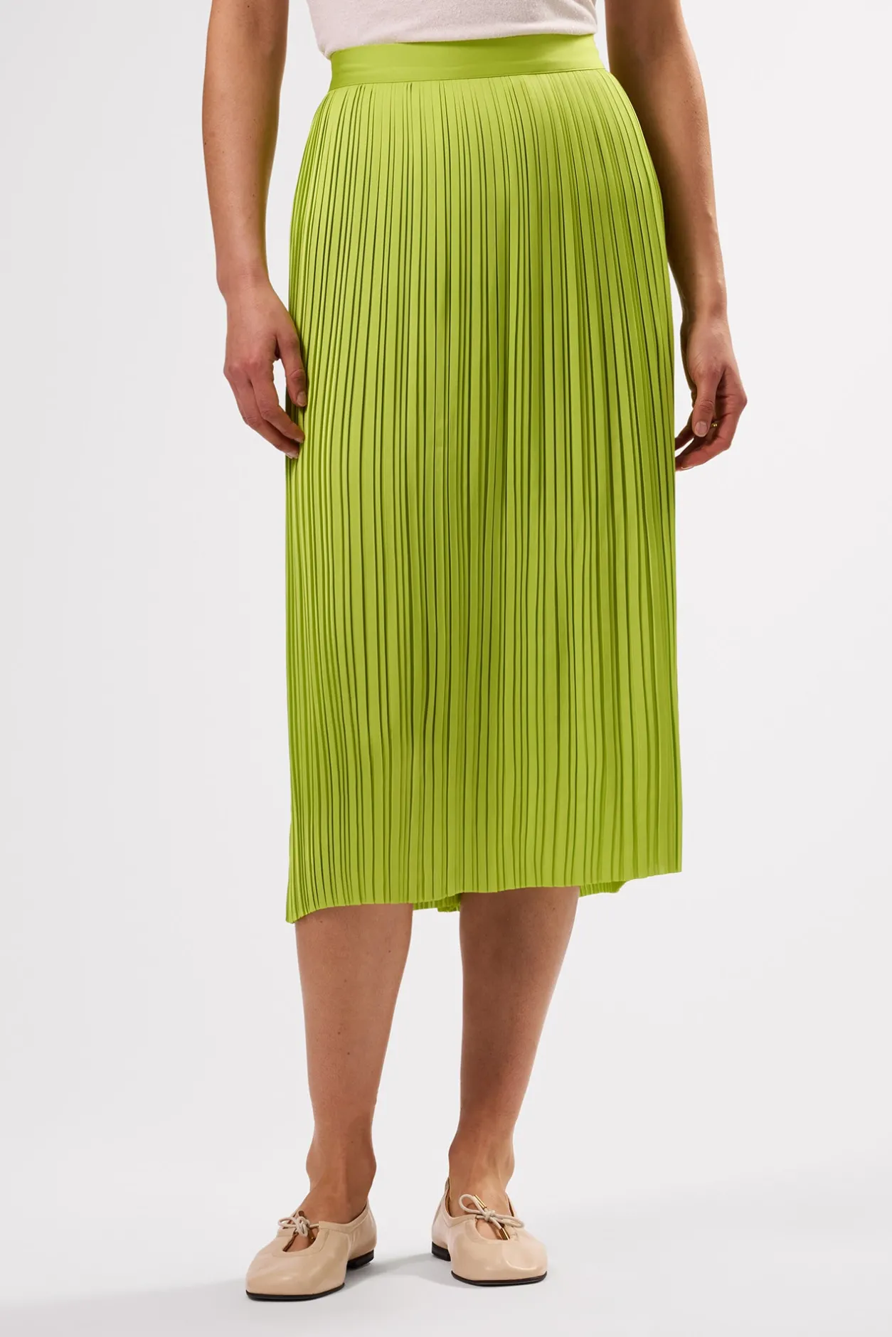 Amour Vert Skirts | Clearance*Blaze Pleated Recycled Sateen Skirt