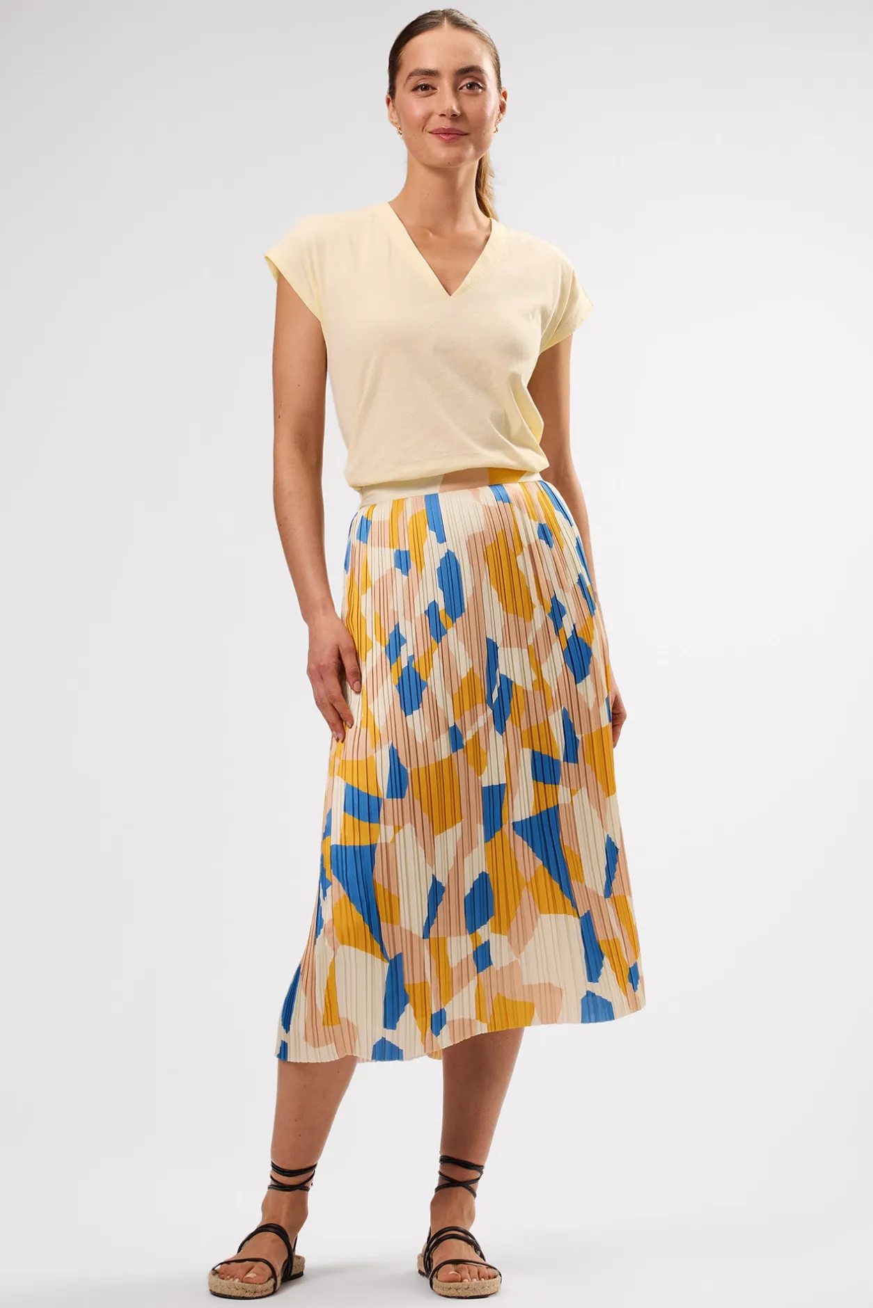 Amour Vert Skirts | Clearance*Blaze Pleated Recycled Sateen Skirt