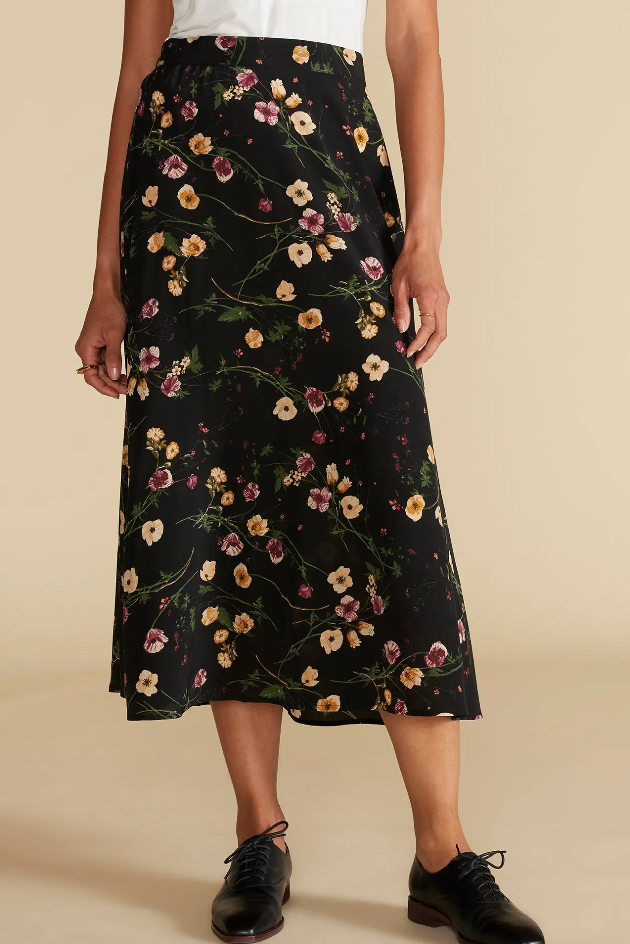 Amour Vert Skirts*Blaze Washable Silk Skirt