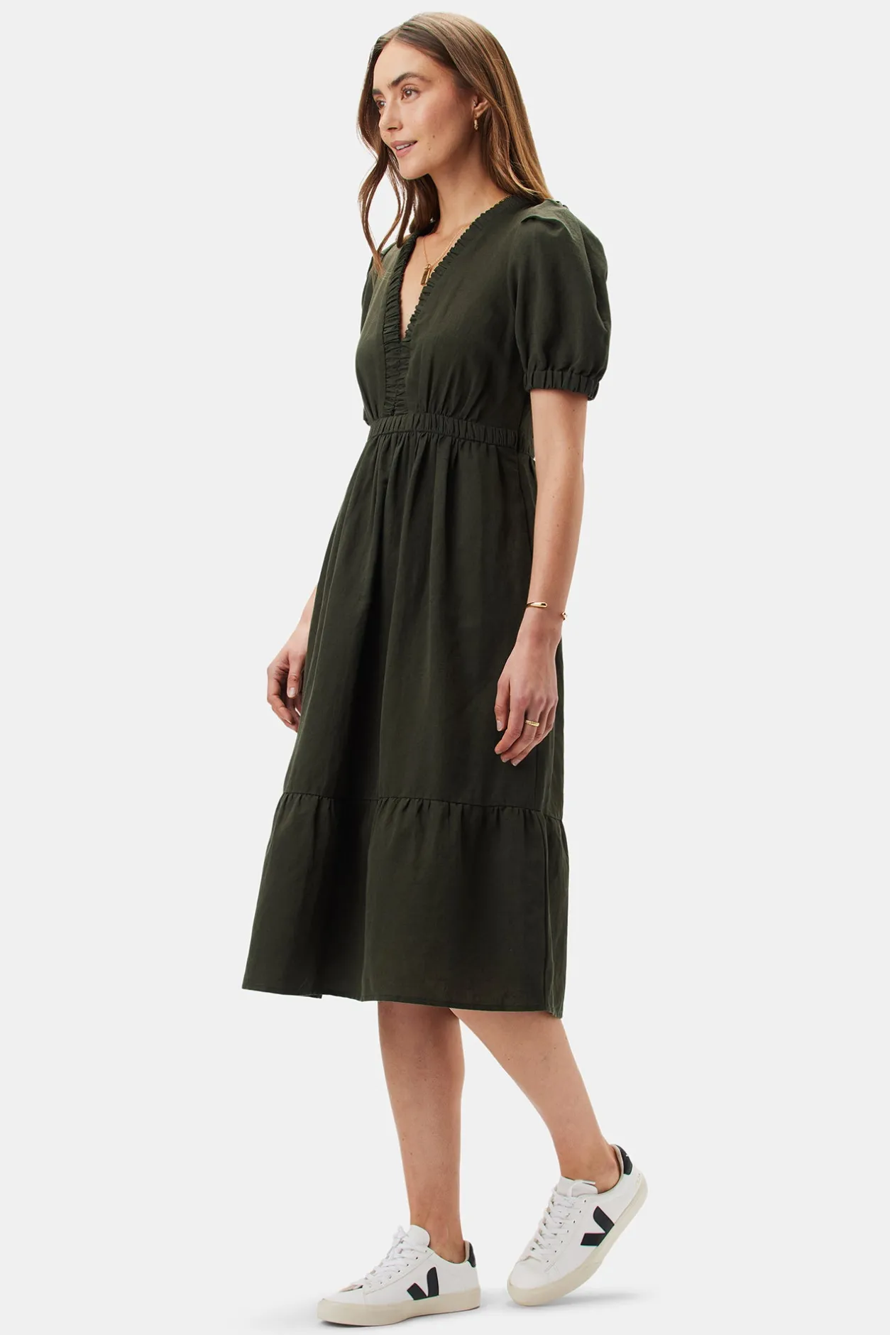 Amour Vert Dresses | Clearance*Danielle Cotton Linen Dress