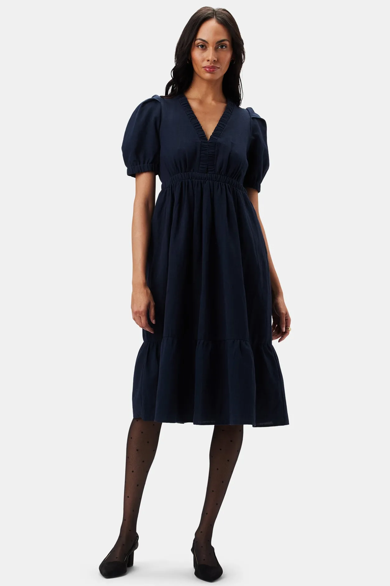 Amour Vert Dresses | Clearance*Danielle Cotton Linen Dress