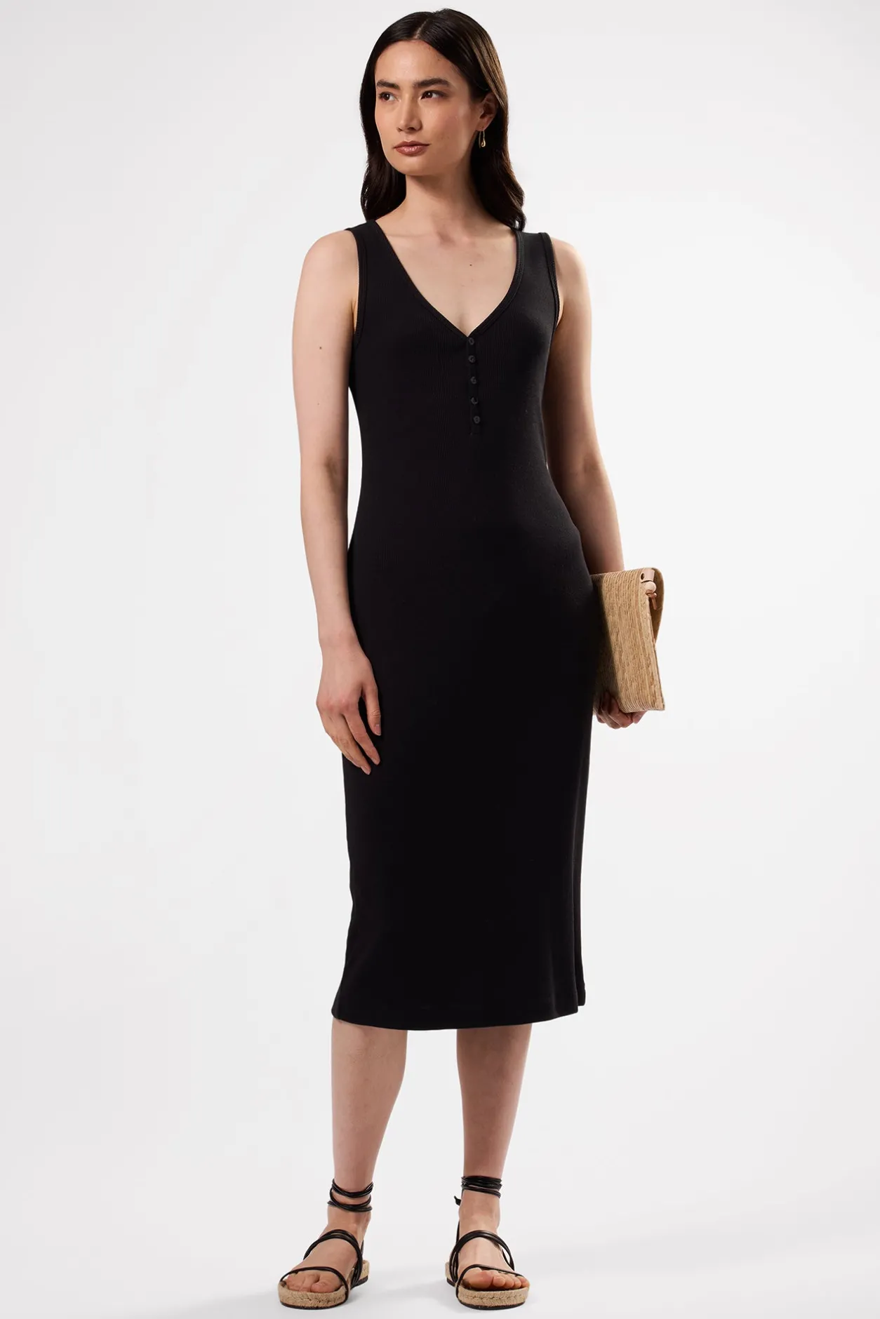 Amour Vert Dresses | Clearance*Deacon Organic Cotton Modal Rib Dress