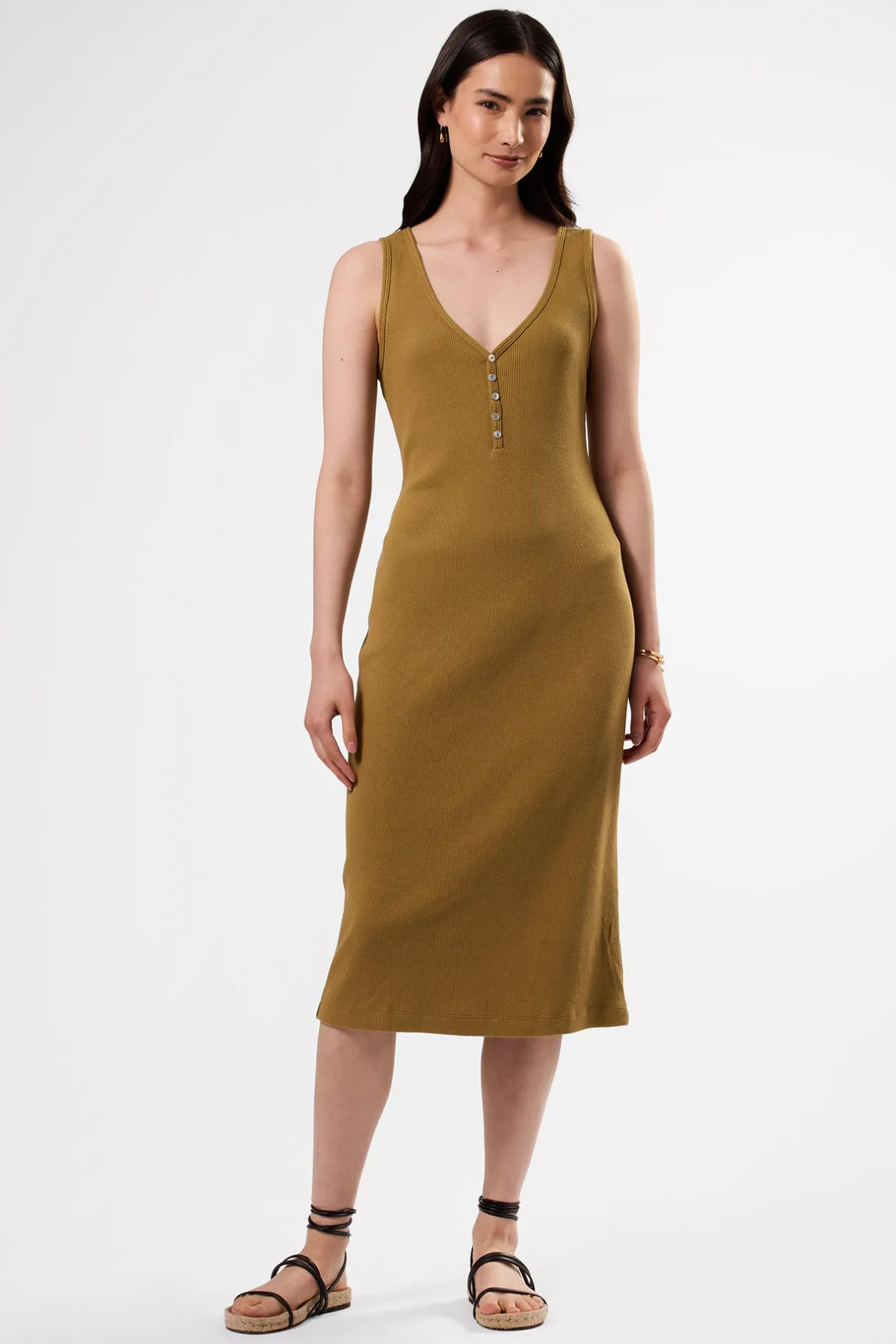 Amour Vert Dresses | Clearance*Deacon Organic Cotton Modal Rib Dress