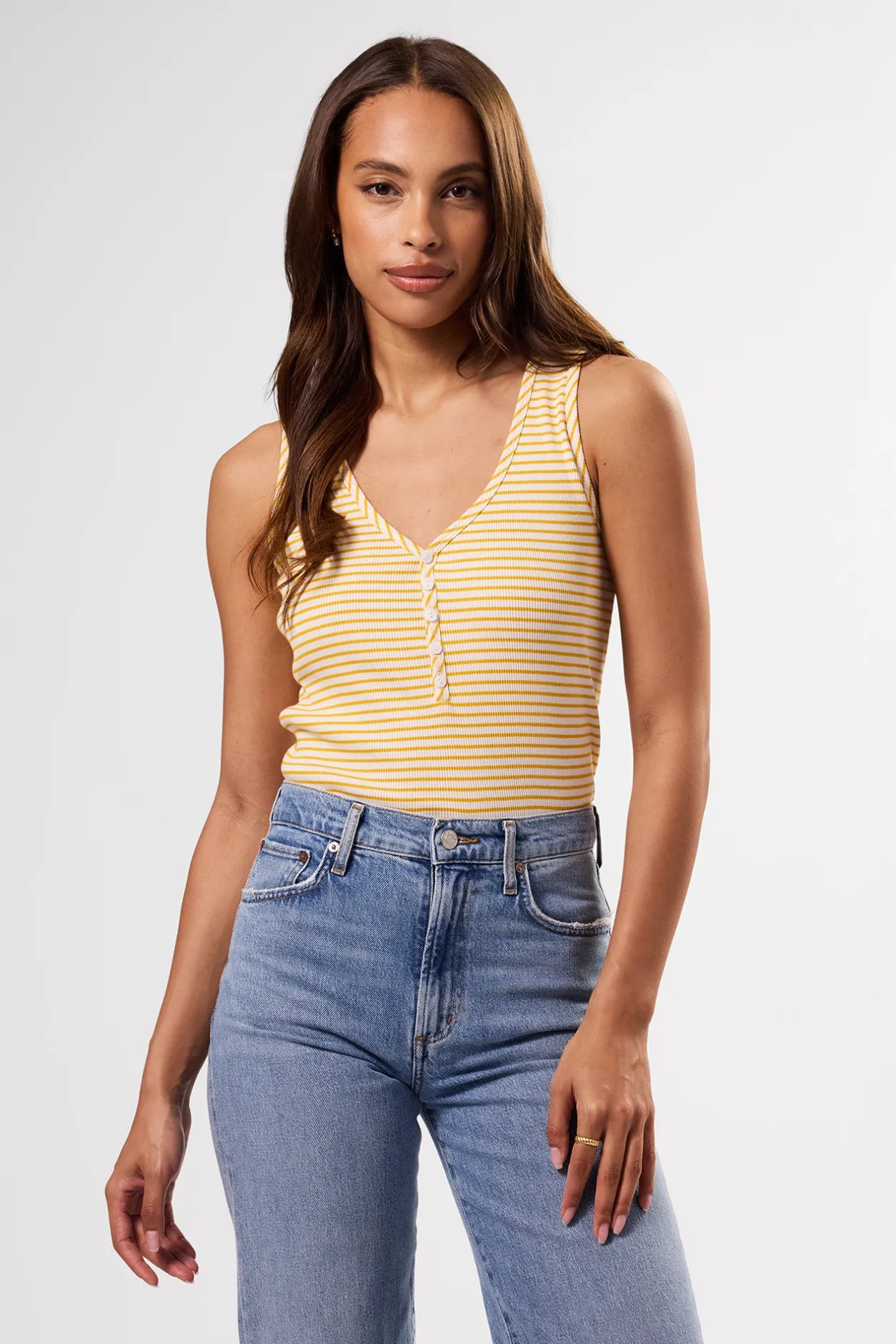 Amour Vert Tops | Clearance*Deacon Organic Cotton Modal Rib Tank