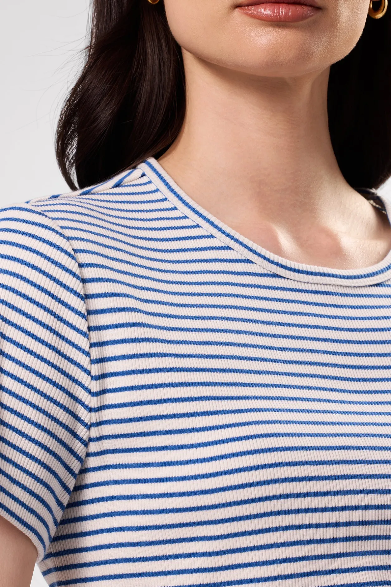 Amour Vert Tops | Tees*Eleanor Organic Cotton Modal Rib Tee