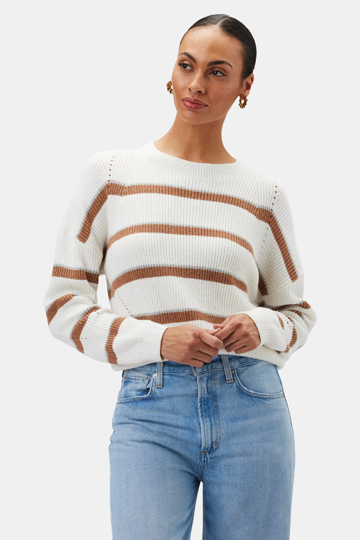 Amour Vert Sweaters & Cardigans | Clearance*Emma Striped Sweater