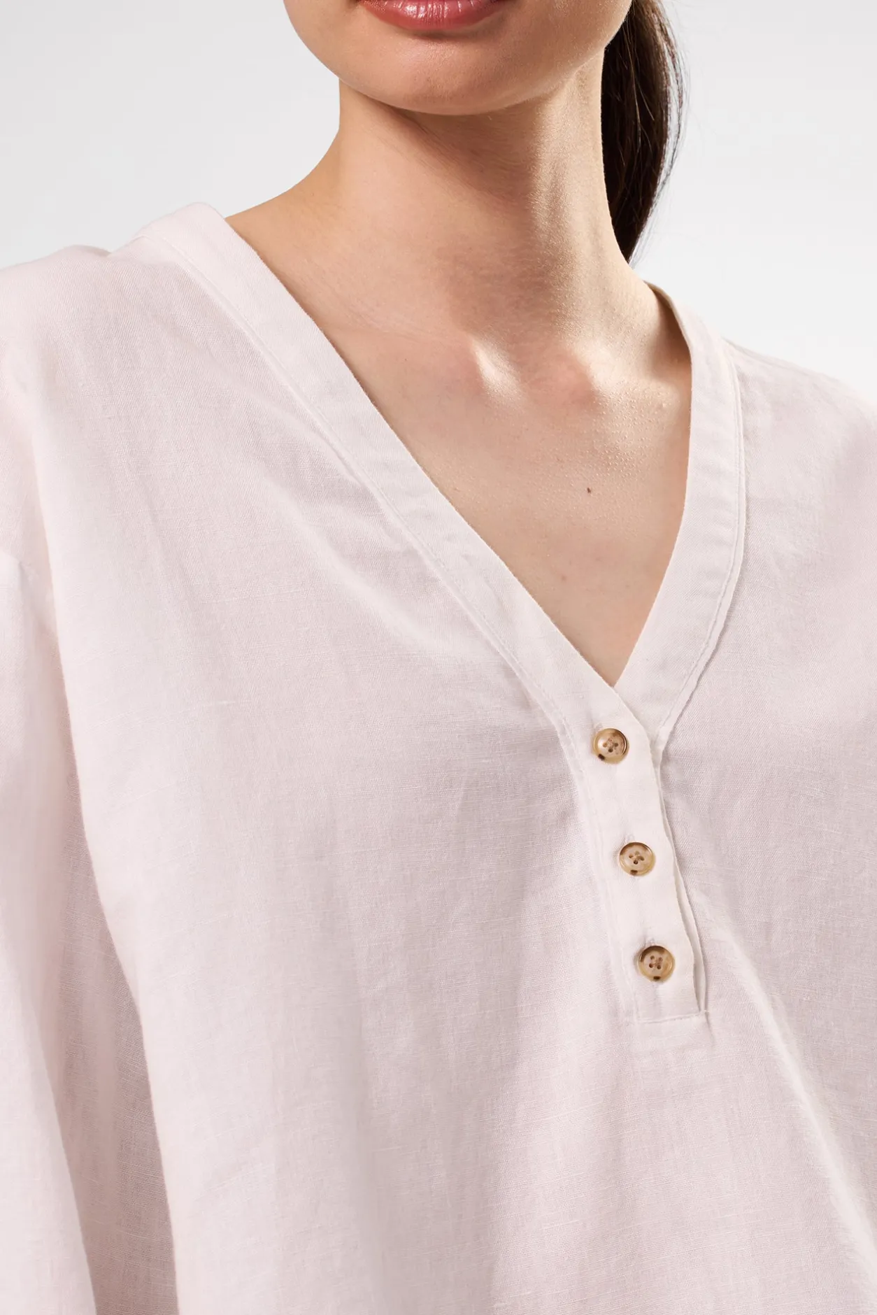 Amour Vert Tops | Clearance*Esme Cotton Linen Blouse