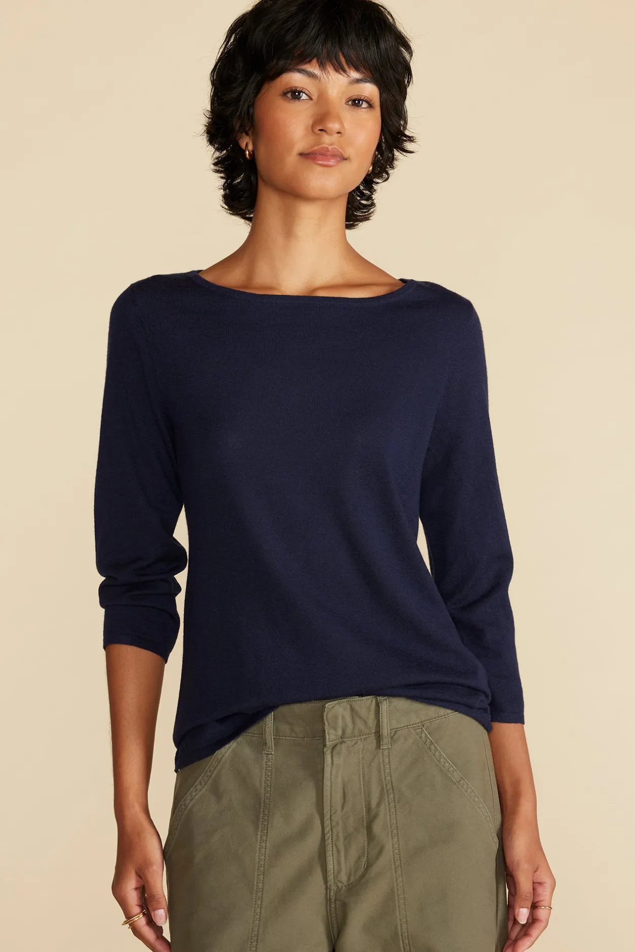 Amour Vert Sweaters & Cardigans*Fran Boatneck Cashmere Sweater