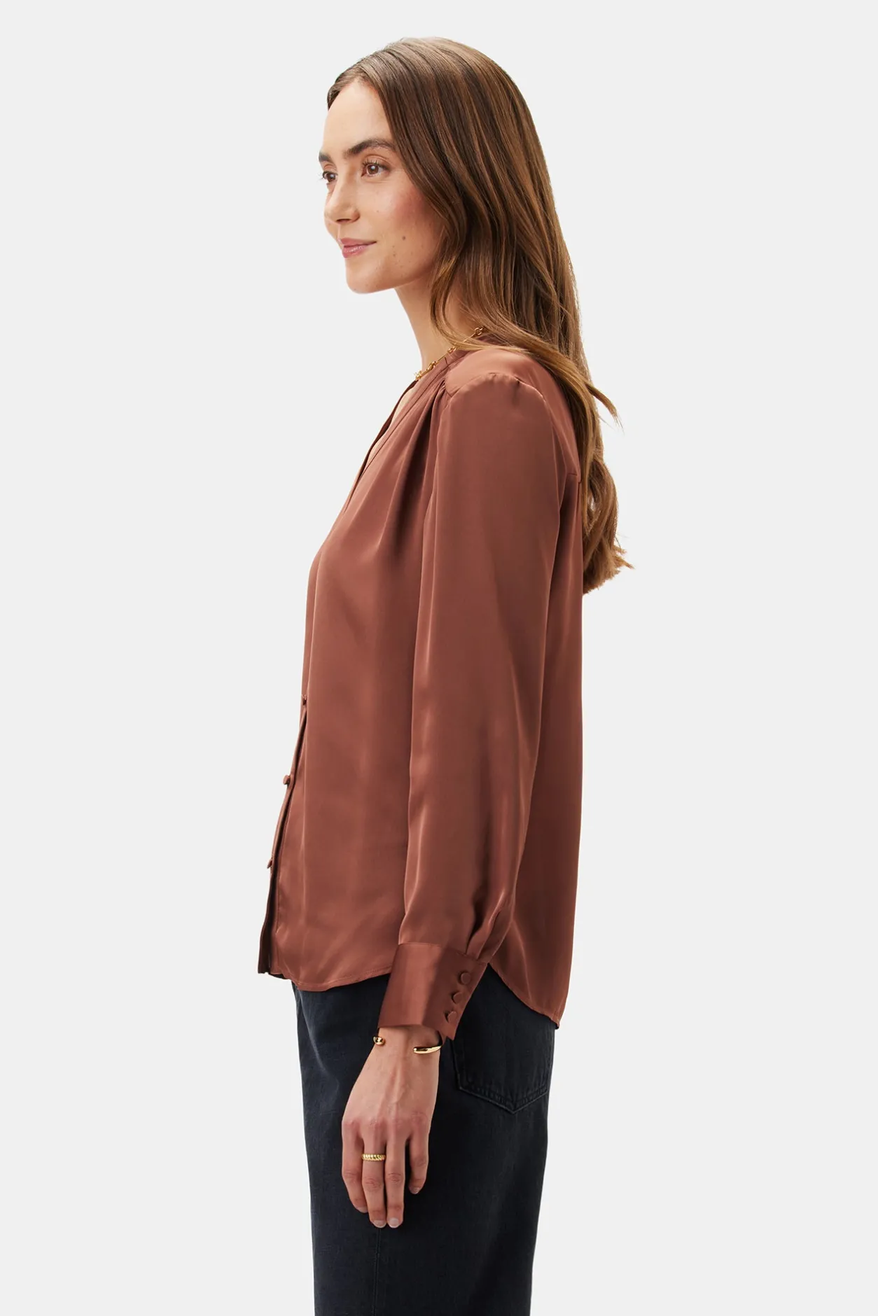 Amour Vert Blouses & Shirts | Tops*Kali Button Front Blouse