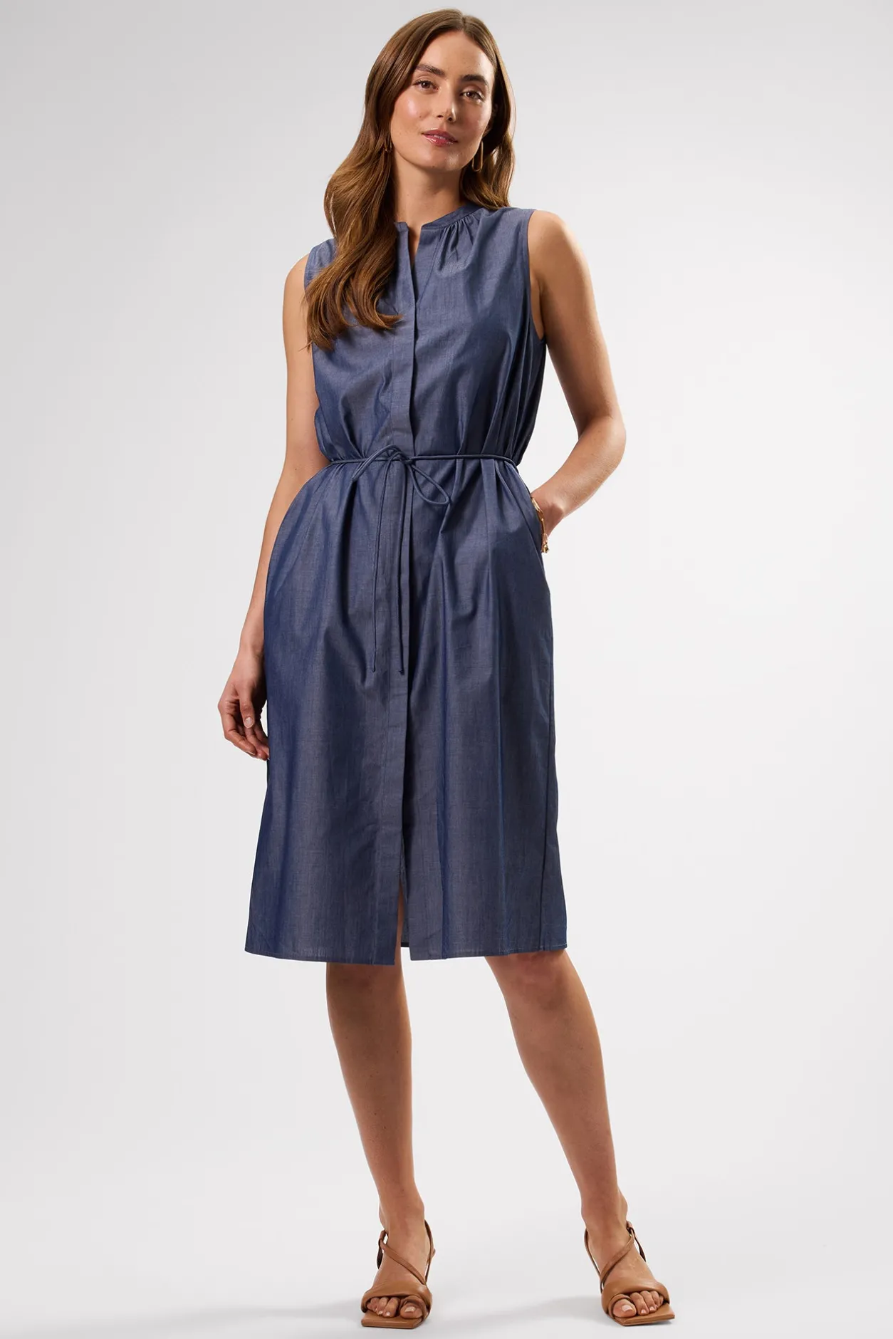 Amour Vert Dresses | Clearance*Kylen Organic Cotton Shirt Dress