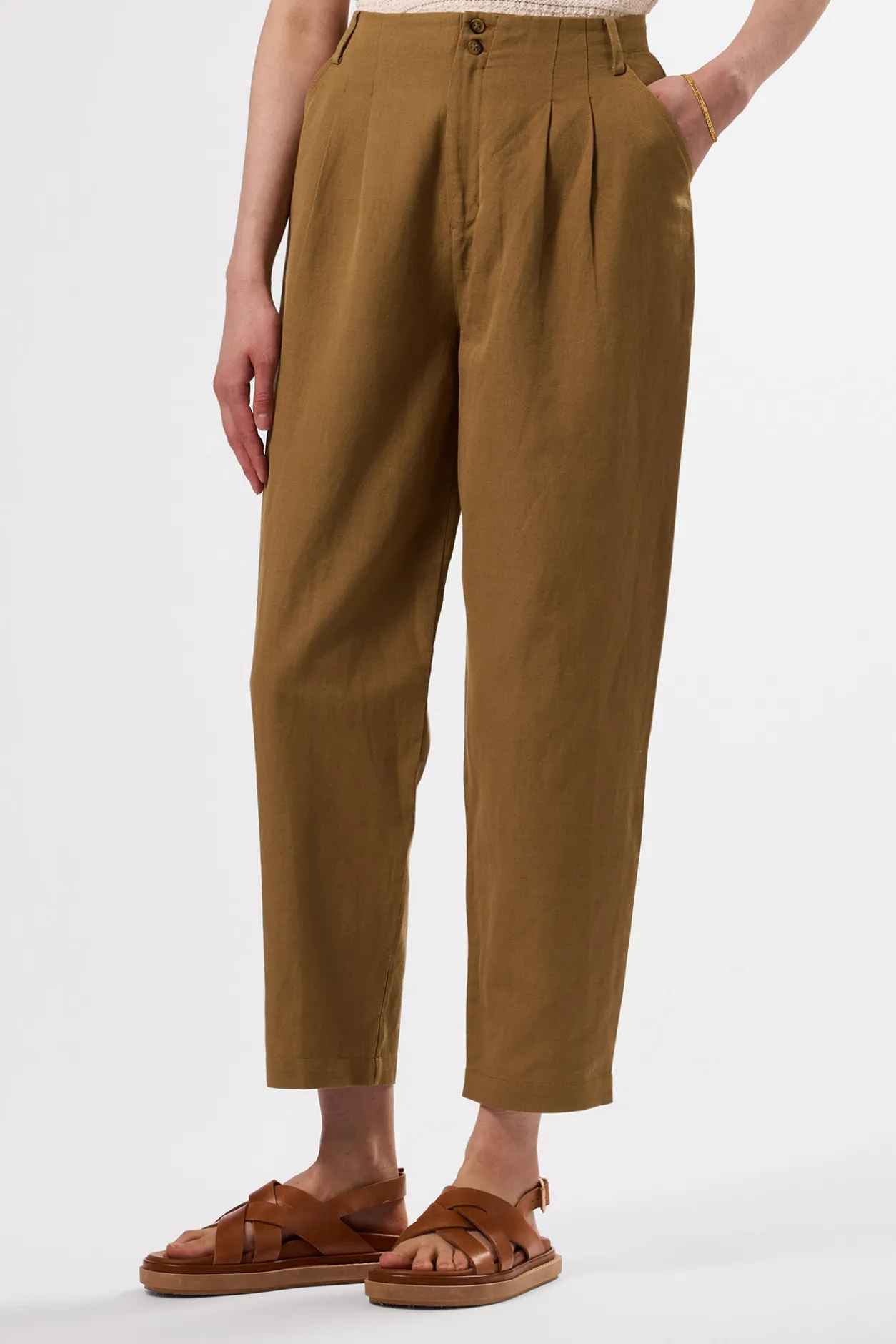 Amour Vert Clearance*Larisa Cotton Linen Pant