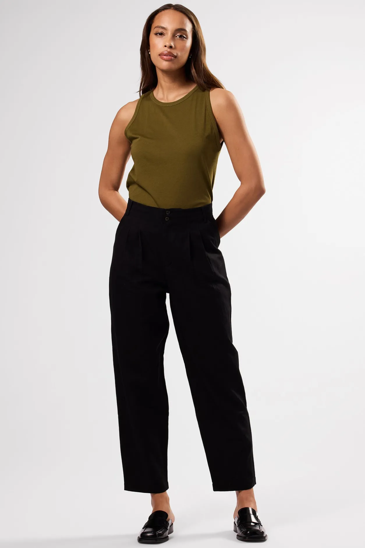 Amour Vert Clearance*Larisa Cotton Linen Pant