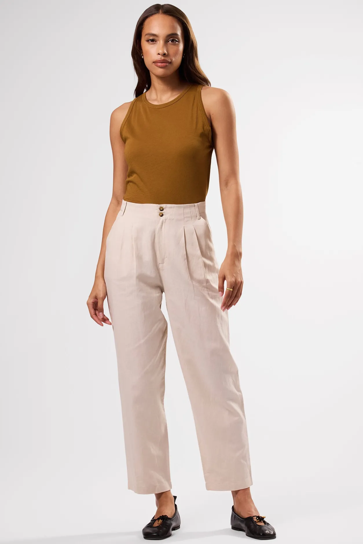 Amour Vert Clearance*Larisa Cotton Linen Pant