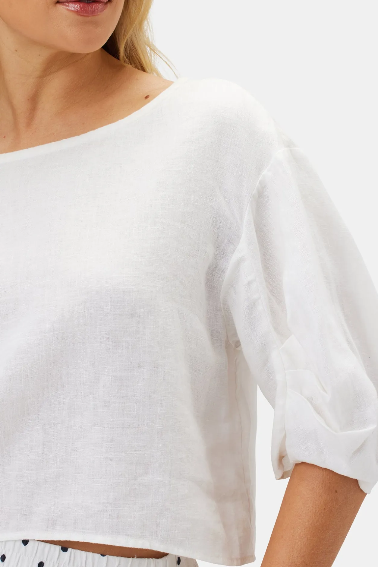 Amour Vert Tops | Clearance*Lilly Pilly Leia Organic Linen Top