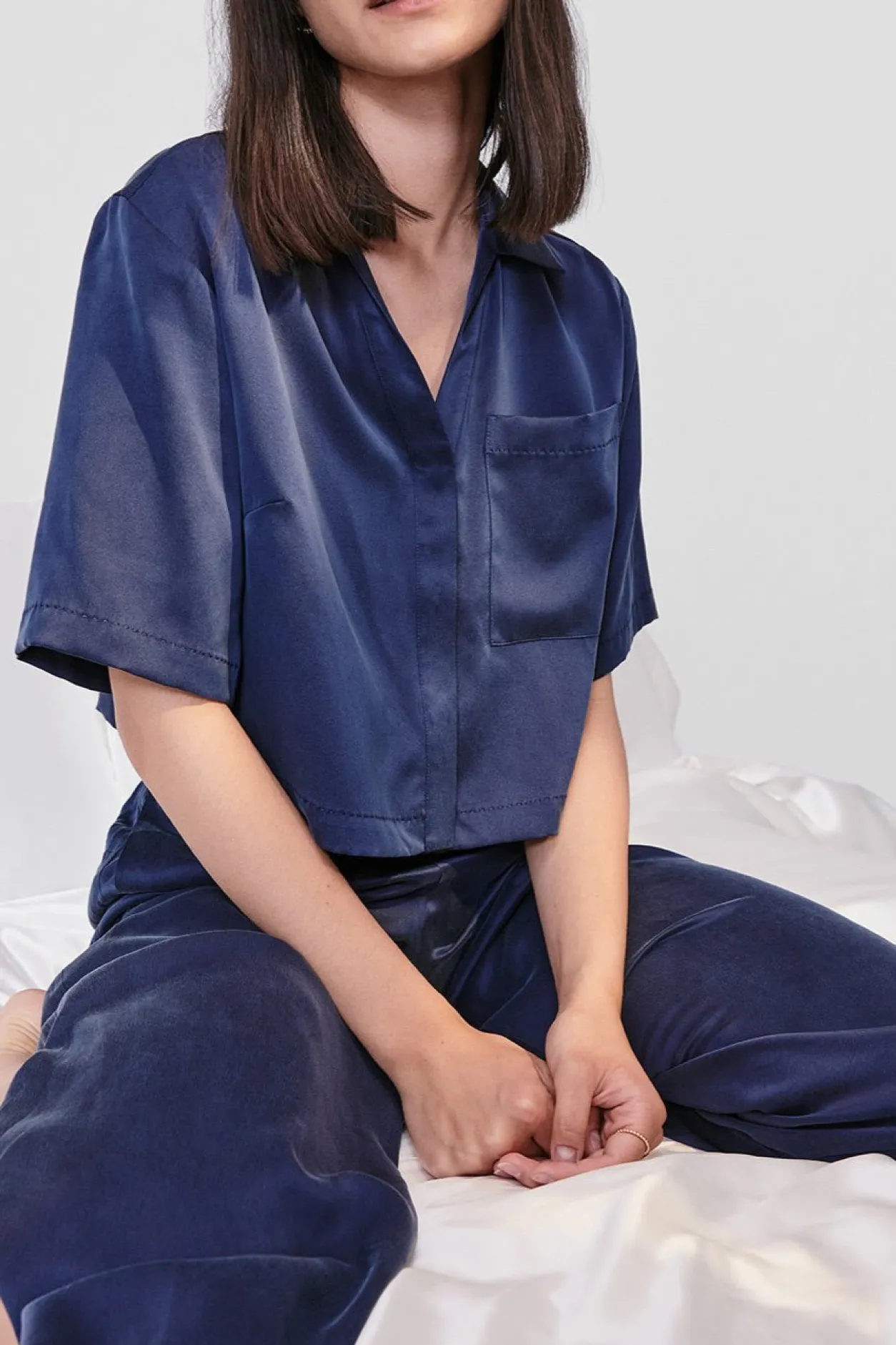 Amour Vert Loungewear*Lunya Washable Silk High Rise Pant Set