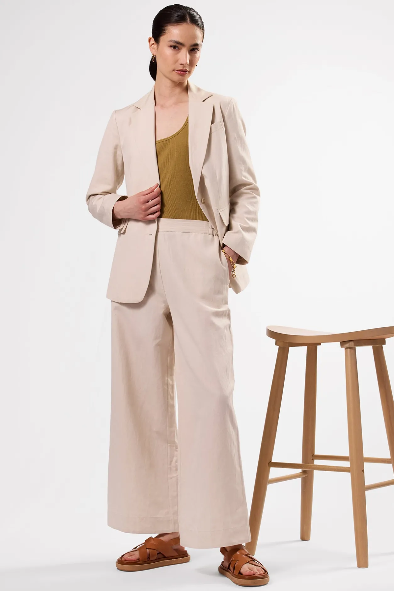 Amour Vert Clearance*Malia Cotton Linen Pant