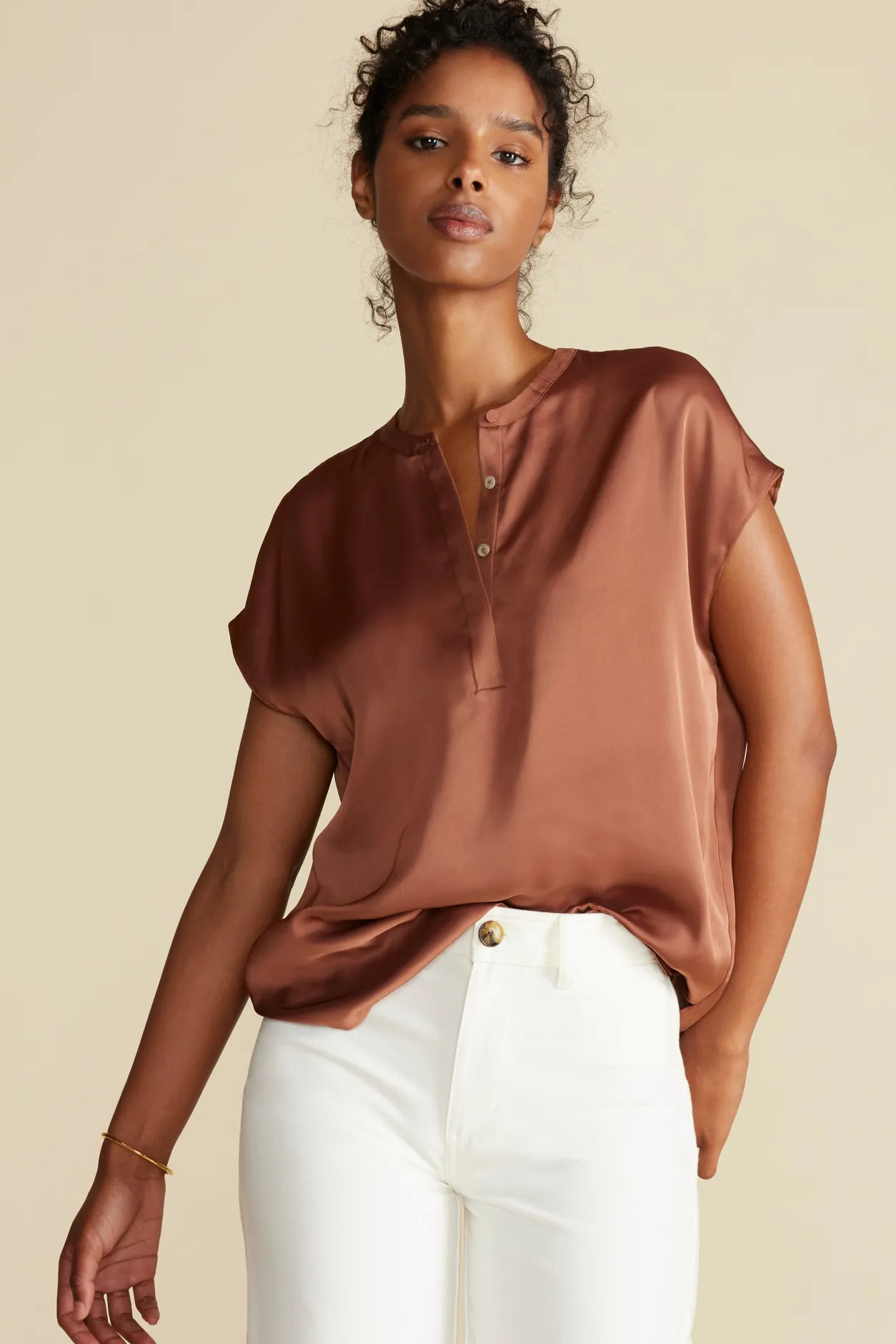 Amour Vert Blouses & Shirts | Tops*Ren Recycled Sateen Blouse