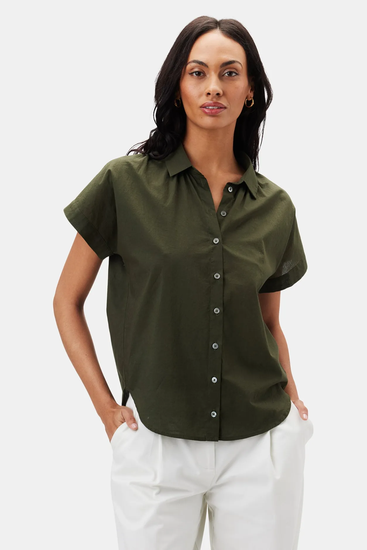 Amour Vert Tops | Clearance*Renata Full Placket Blouse