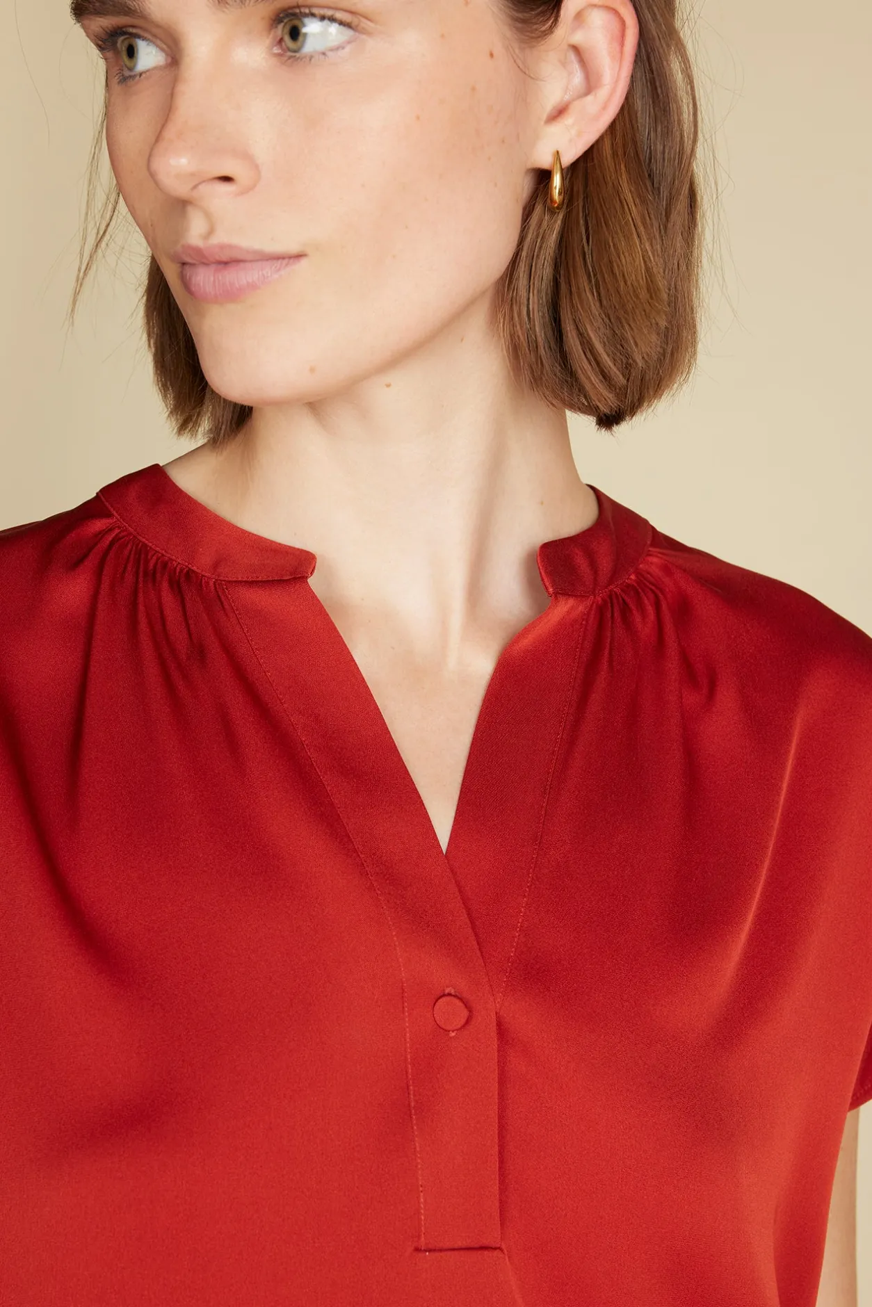 Amour Vert Blouses & Shirts | Tops*Renata Stretch Silk Blouse