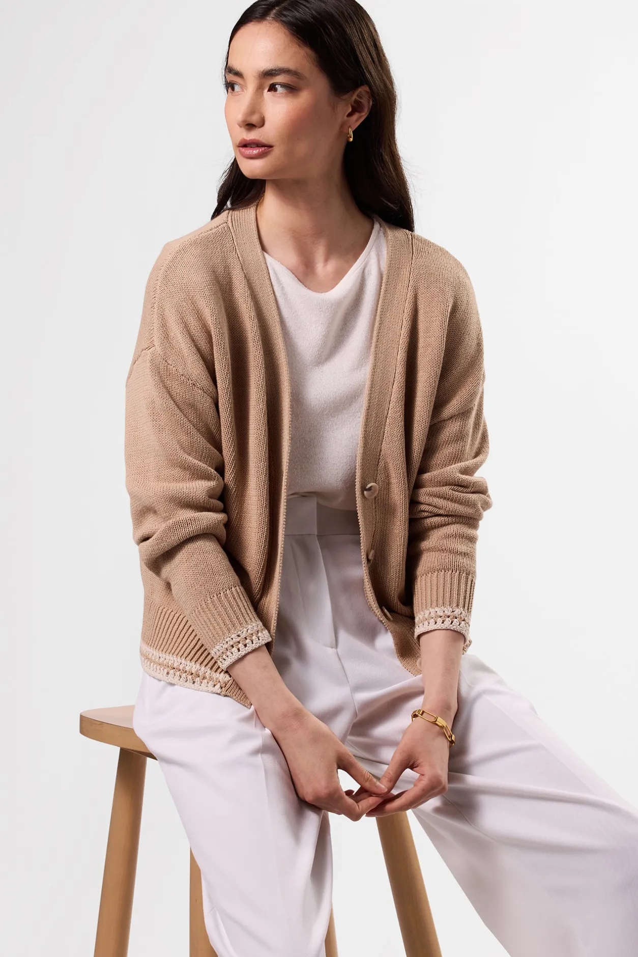 Amour Vert Sweaters & Cardigans | Clearance*Texture Cardigan