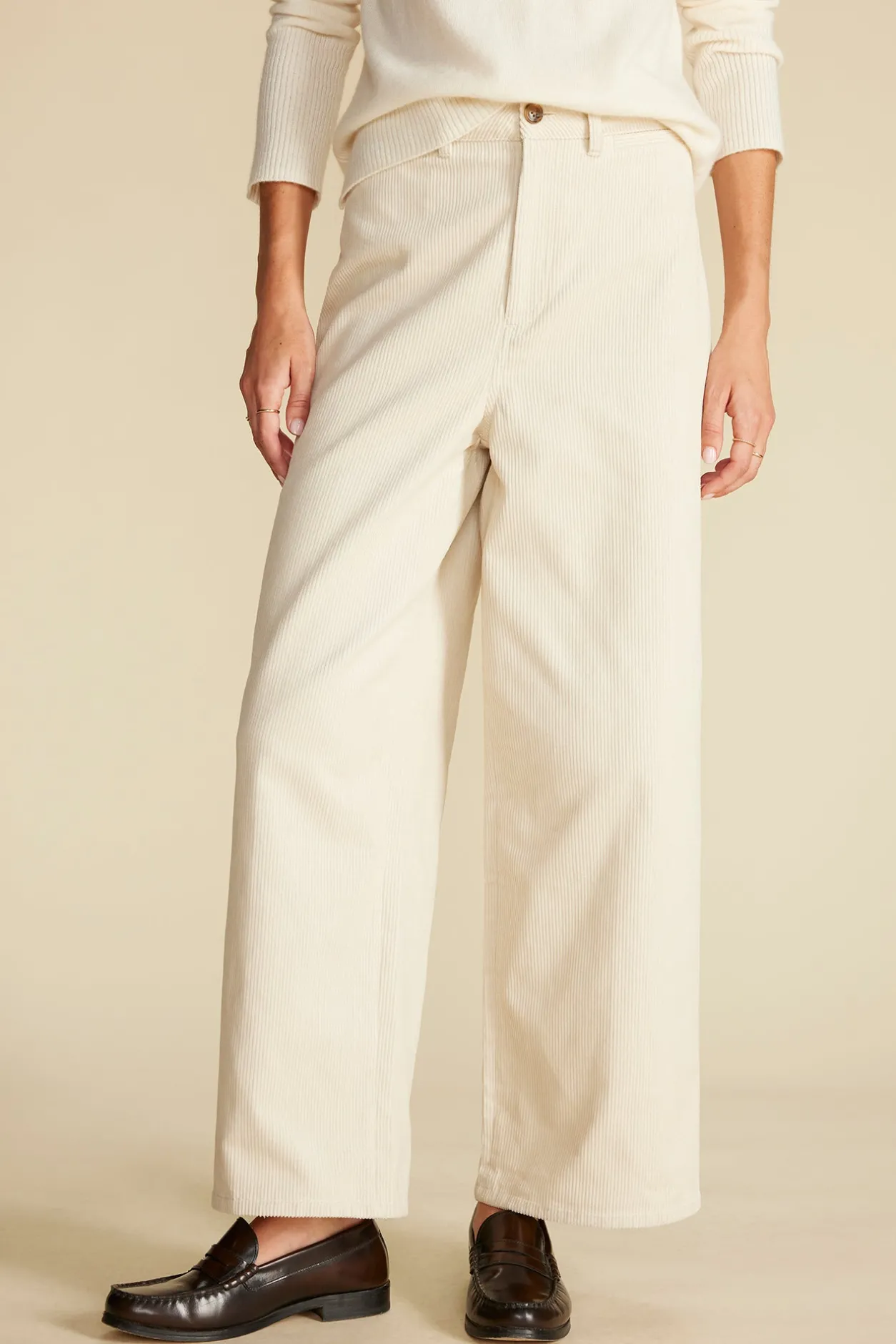 Amour Vert Pants | Clearance*Wide Leg Utility Corduroy Pant